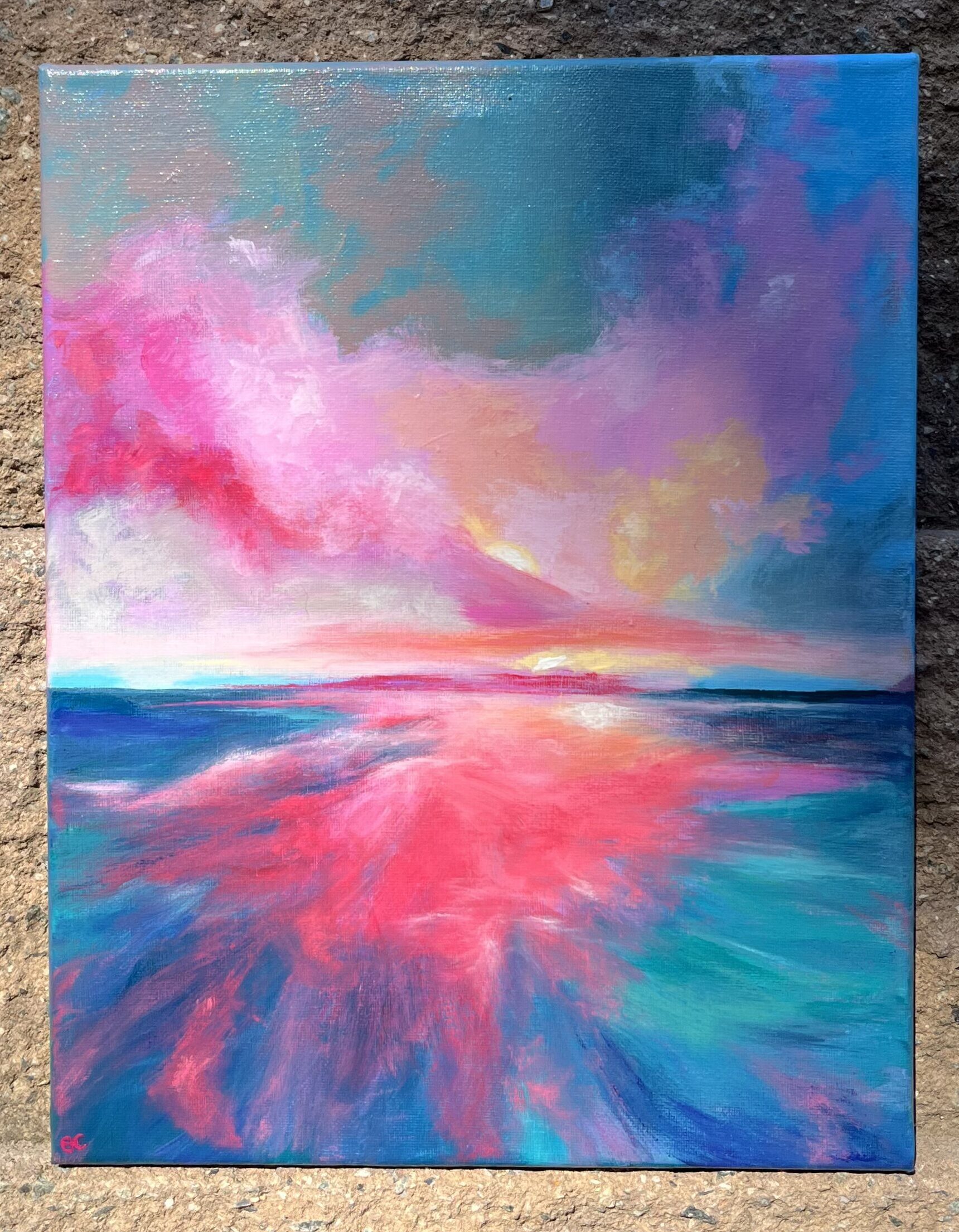 Commission painting example